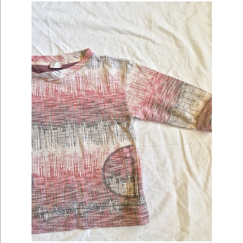 Anthropologie Woven Textured top Size medium